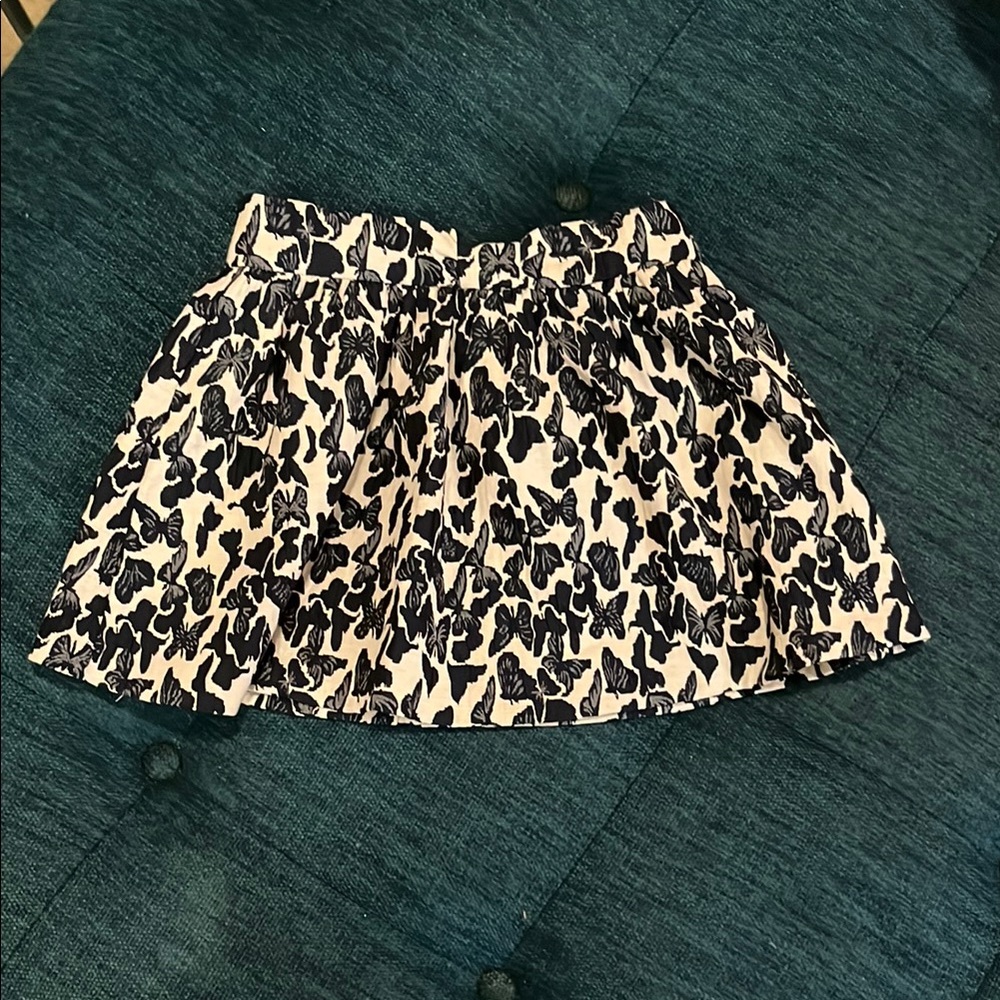 United Colors of Benetton Butterfly Print Blue and White Baby/Toddler Skirt